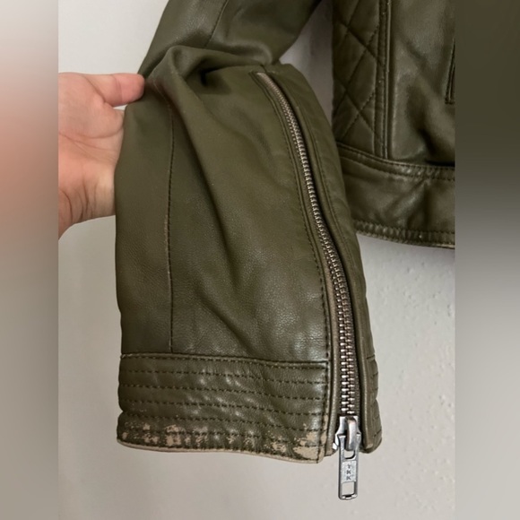 SAMANTHA SIPOS Faux Fur Moto Leather Jacket - Picture 15 of 17